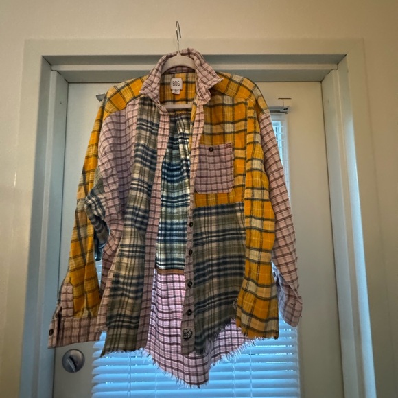 BDG Multicolor Plaid Flannel - Picture 3 of 5